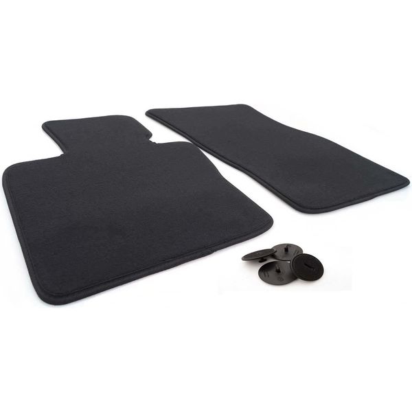 Tappetini Mini Cooper / One F55 F56 F57 (Dal 2014) Velours Tappetini Auto Qualità Originale Set Di Tappetini 2 Pezzi-image