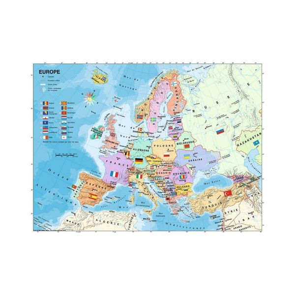 Ravensburger - 200-Piece Xxl Puzzle - Map Of Europe - Mixed - From 8 Years Old-image