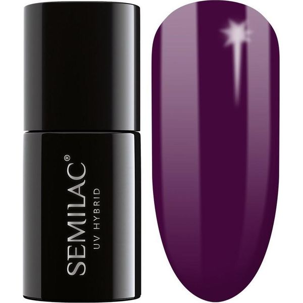 Semilac Vernice Ibrida 015 Prugna - 7 Ml-image