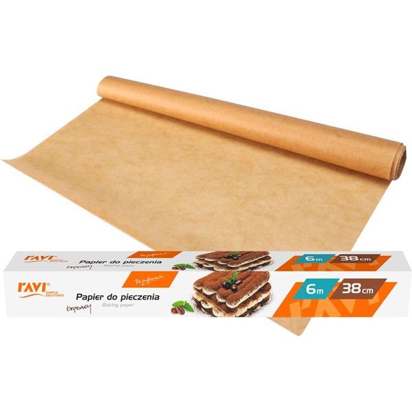 Carta Da Forno Ravi 42 Cm X 38 Cm Marrone 16 Fogli-image
