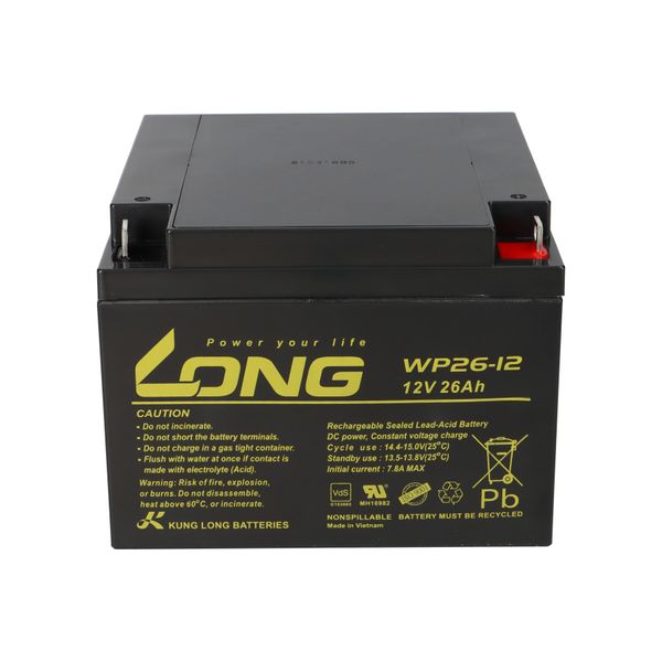 Batteria Kung Long WP26-12 12V 26Ah Vds Batteria Al Piombo Agm Gel-image