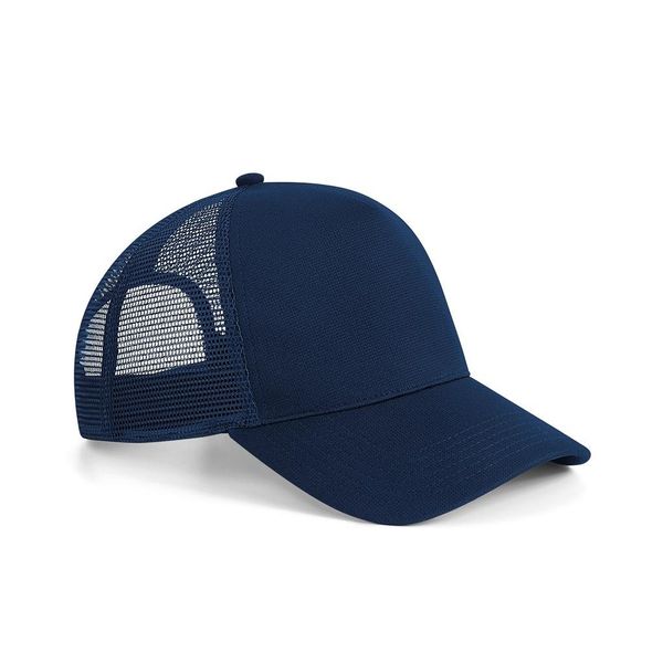 Berretto Trucker Beechfield Microknit Con Snapback PC3607 (Taglia Unica) (Blu Navy)-image