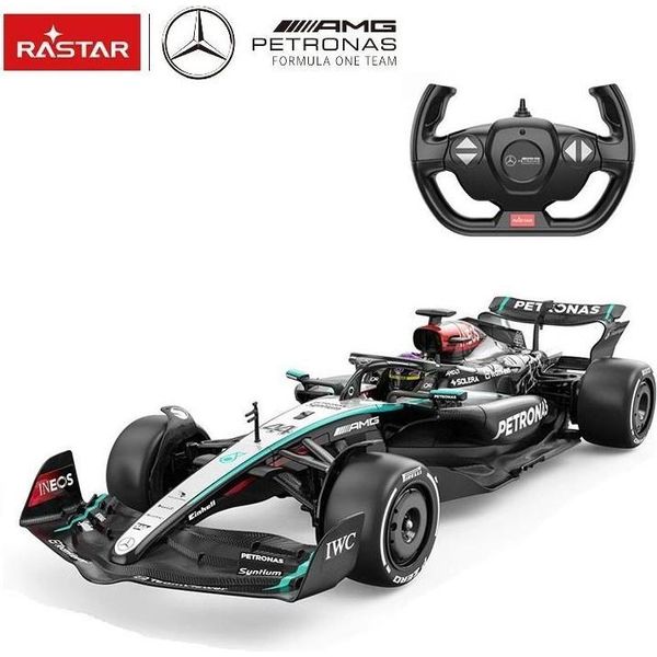 Auto Telecomandata Mercedes Amg F1 W15 E R/C In Scala 1:12 Rastar 10250-image