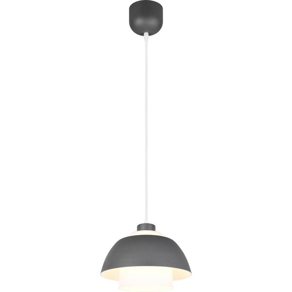 Lampada A Sospensione Reality Tilos Antracite Dh 30X150 Cm Grigio Lampada A Sospensione-image