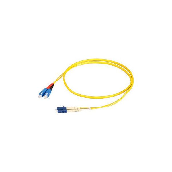 Efb-Elektronik Ponticello Duplex LC-SC 9/125µ, OS2, Lszh, Giallo, Gemello Piatto 3X5Mm, 40M Produttore: Efb Elektronik (O0360FT.40)-image