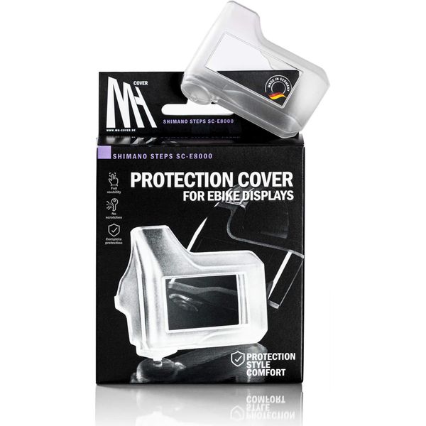 Mh Cover Display E-Bike Copertura Protettiva In Silicone, Trasparente, Shimano Steps SC-E8000-image
