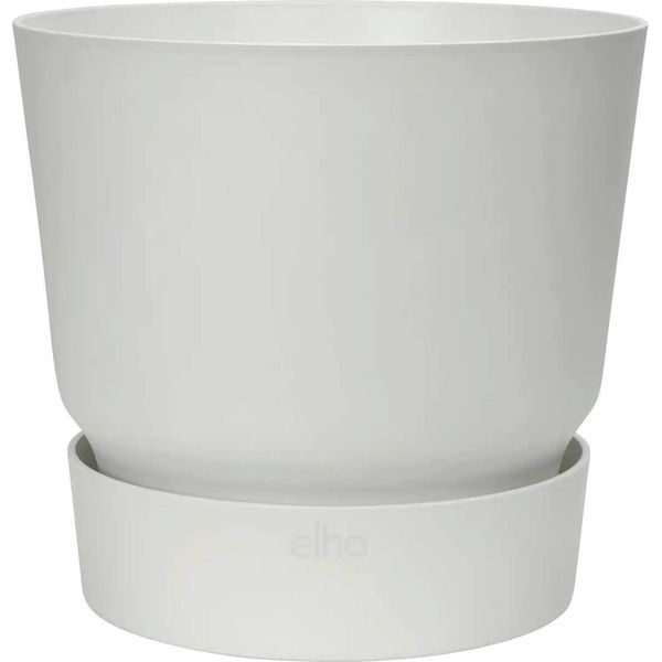 Elho Cover Greenville Round 25 Cm, Bianco-image