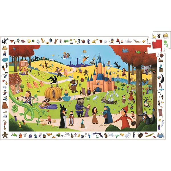 Djeco Observation Stories Puzzle 54 Pezzi Multicolore Multicolore Taglia Unica-image