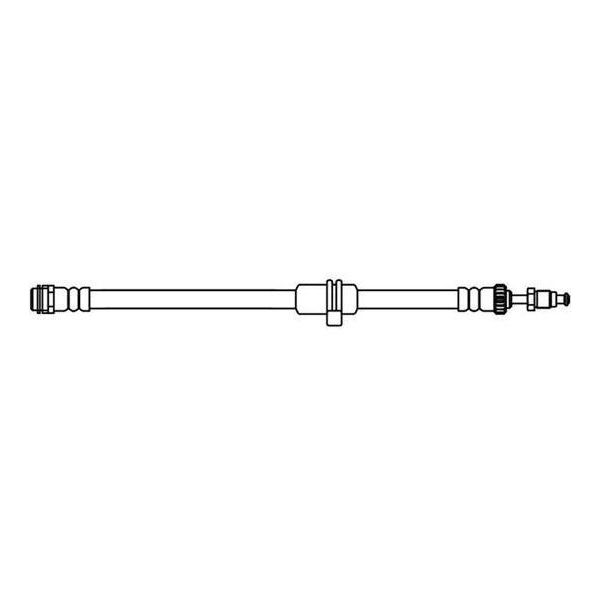 Metzger 4119084 Tubo Freno Anteriore Sinistro Anteriore Destro Per Mini Hatchback (F56) Hatchback (F55) Cabrio (F57) Countryman (F60)-image