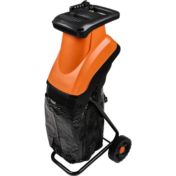Kraft&Dele | Trituratore Da Giardino, 3000 W, 45 Mm, Sacco Di Raccolta, Trituratore A Lama, Trituratore, Trituratore Elettrico A Lama-image