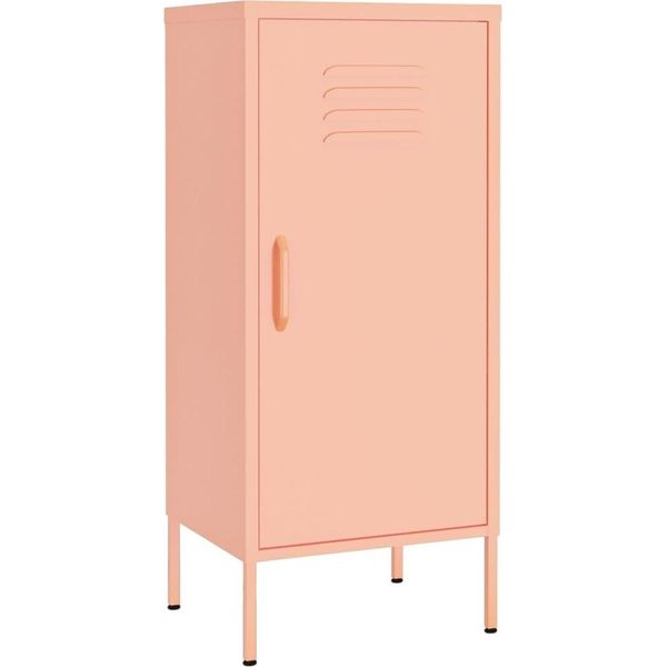 Syfax™ Armadietto Rosa 42,5X35X101,5 Cm In Acciaio-image