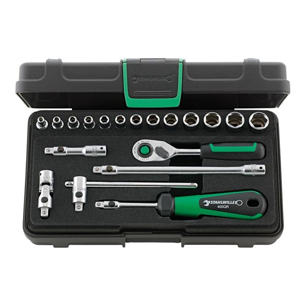 Stahlwille 1/4" (6,3Mm) SteckschlüSselsatz Nr.40/13/6Qr Kn 19Tlg. (96011180)"-image
