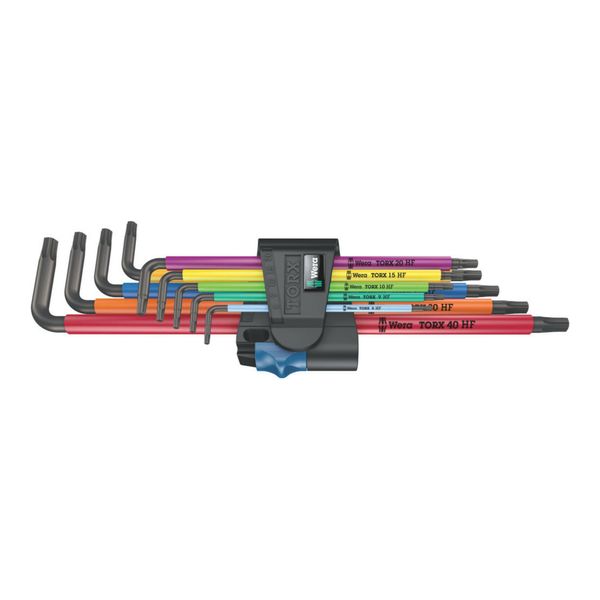Wera 967/9 Tx Xl Multicolour Hf 1 WinkelschlüSselsatz Mit Haltefunktion, Lang, 9-Teilig (05024470001)-image