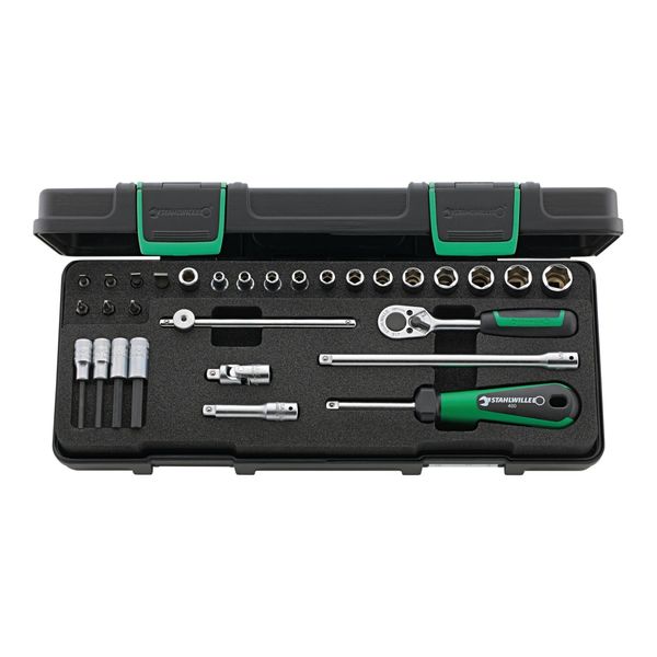 Stahlwille 1/4" (6,3Mm) SteckschlüSselsatz Nr.40/23/7 Kn 30Tlg. (96011134)"-image