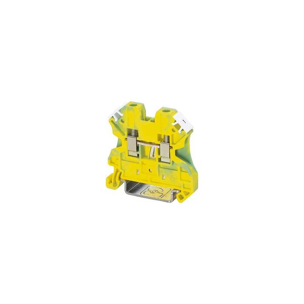 Phoenix Contact Schutzleiterklemme 0,14-6Qmm Gn-Ge Ut 4-PE (3044128)-image