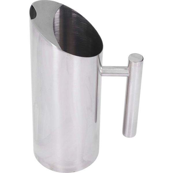 Acciaio Inox Acqua Cravatta Pentola Fredda Bere Brocca Con Manico Ergonomico Per Casa Ristorante Caffè 1L / 33,8 Oz-image
