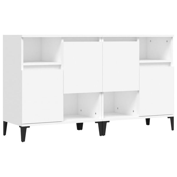 Syfax™ Credenze 2Pz Bianche 60X35X70 Cm In Legno Multistrato-image