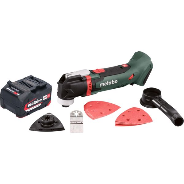 Metabo Mt 18 Ltx Multiutensile A Batteria 18 V Ois / Starlock + 1X Batteria 4,0 Ah - Senza Caricabatterie-image