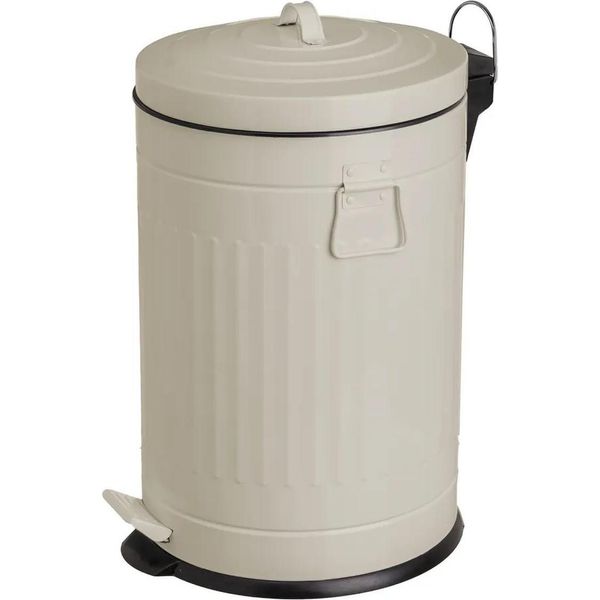 Howhomely | Cestino Per Rifiuti - Cestino Per Rifiuti Con Coperchio - Beige - 20 L - Cestino Per Rifiuti-image