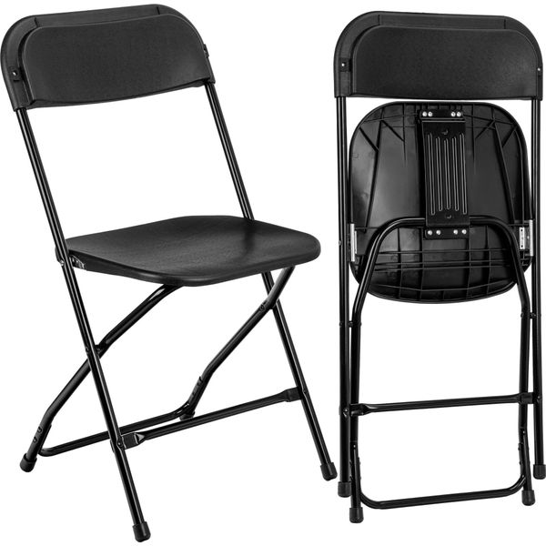 Simplo Black Sedia Pieghevole Nera Per Catering-image