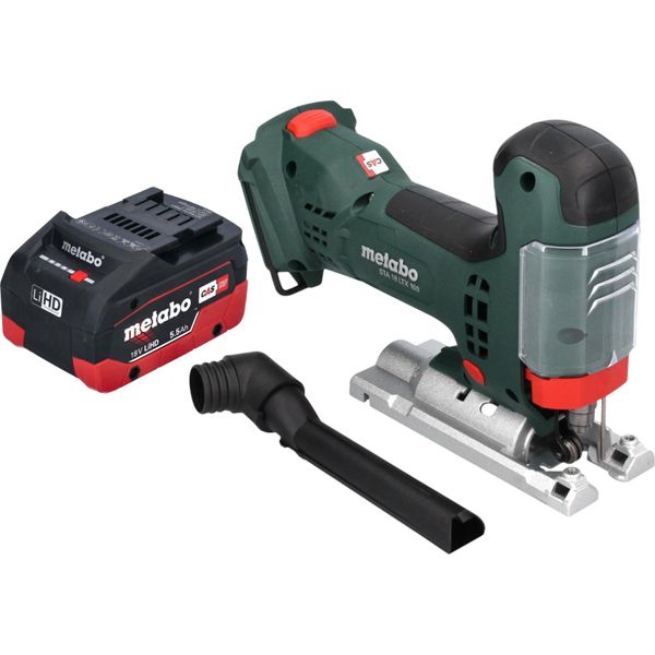 Sega Alternativa A Batteria Metabo Sta 18 Ltx 100 18 V 100 Mm Brushless + 1X Batteria Lihd 5,5 Ah - Senza Caricabatteria-image