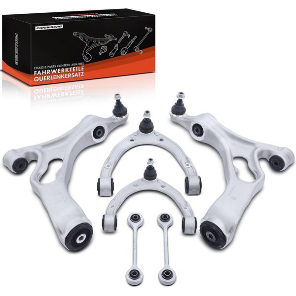 Frankberg 6X Braccio Di Controllo Asse Anteriore Per Vw Touareg Audi Q7 Porsche Cayenne 3.0L 4.1L 5.9L 3.6L 4.8L 4.2L Anno Dal 2010-image