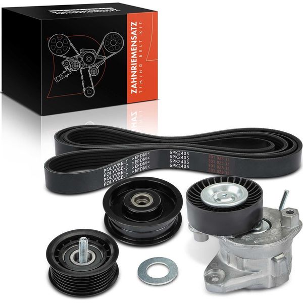 Frankberg 1X Set Di Cinghie A V Per Mercedes-Benz W220 W251 W164 W463 W212 W210 W204-image