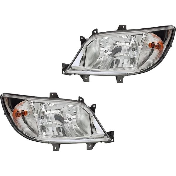 Set Fari Principali 12 V H7/H3 W5W PY21W Alogeni Hella Per Mb Sprinter E Altri Modelli-image