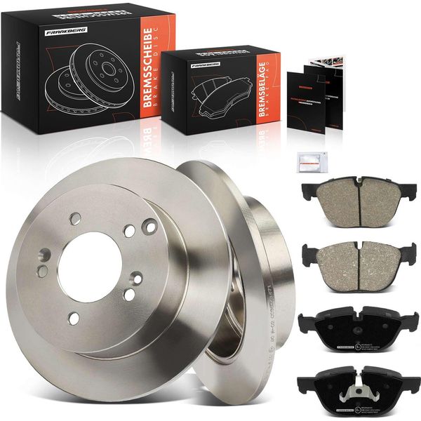 Frankberg 2X Dischi Freno 4X Pastiglie Freno Asse Posteriore Per Kia Carens Iii Mpv Un 1.6L 2.0L 2006-2013-image