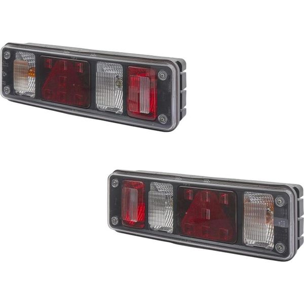 Set Luci Posteriori Sinistra Destra 24 V Led P21W PY21W Hella Adatto Per Diversi Veicoli.-image