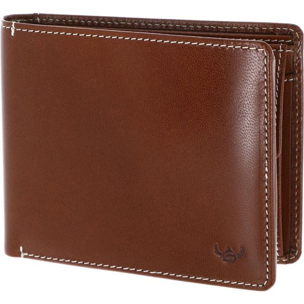 Golden Head Pelle Portafoglio Bari Rfid Protect Scheintasche 1427 Cognac Marrone-image