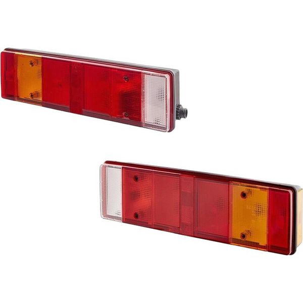 Set Luci Posteriori Sinistra Destra 12 V 24 V P21W R5W Alogene Hella Per Man Tga E Altri Modelli-image