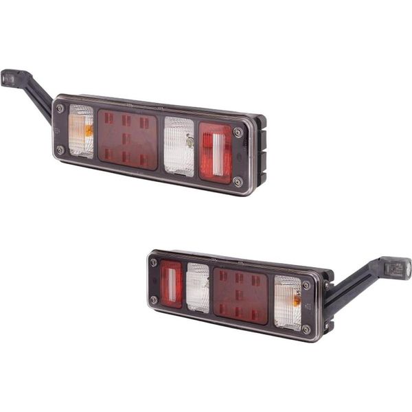 Set Luci Posteriori Sinistra Destra 24 V Led P21W PY21W Hella Adatto Per Diversi Veicoli.-image