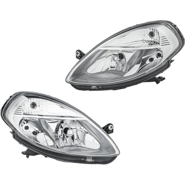 Set Fari Principali 12 V PY21W H7/H3 W5W Alogeni Hella Per Lancia Ypsilon-image