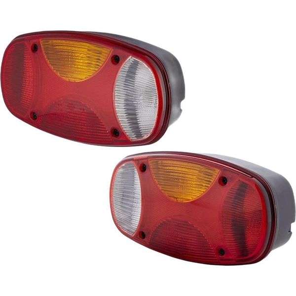 Set Luci Posteriori Sinistra Destra 12 V 24 V P21W R10W Hella Per John Deere-image