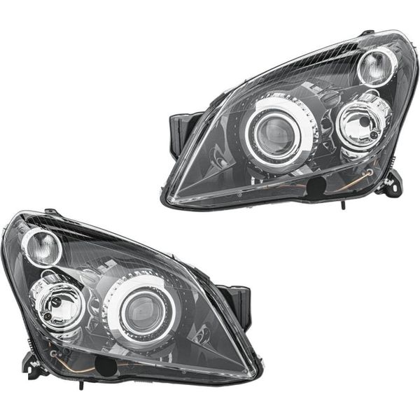 Set Fari Principali 12 V PY21W W5W D2S/H7 Alogeni Bi-Xeno Hella Per Opel E Altri Modelli-image