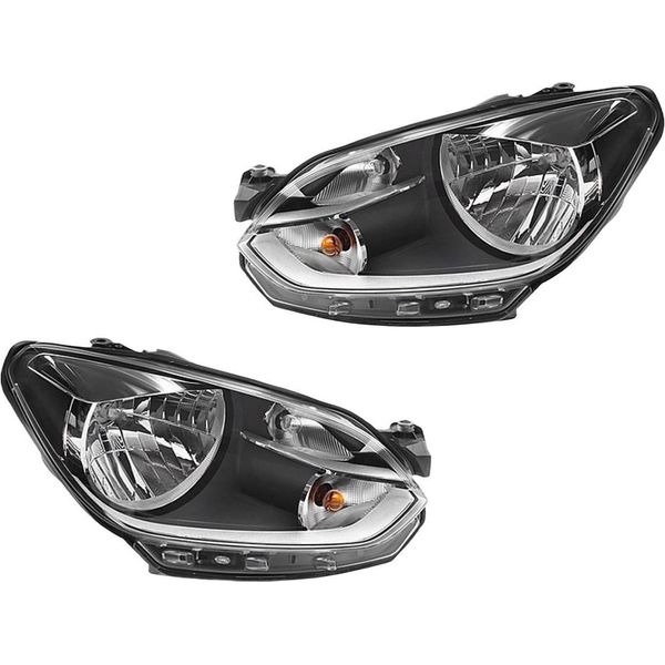 Set Fari Principali 12 V W21/5W PY21W H4 Ff Alogeni Hella Per Vw Up! E Altri Modelli.-image