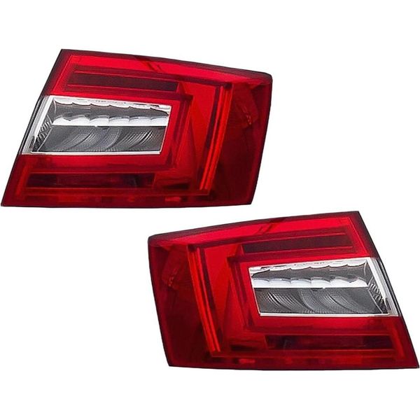 Set Luci Posteriori Sinistra Destra H21W P21W PY21W W5W Hella Per Skoda Octavia-image