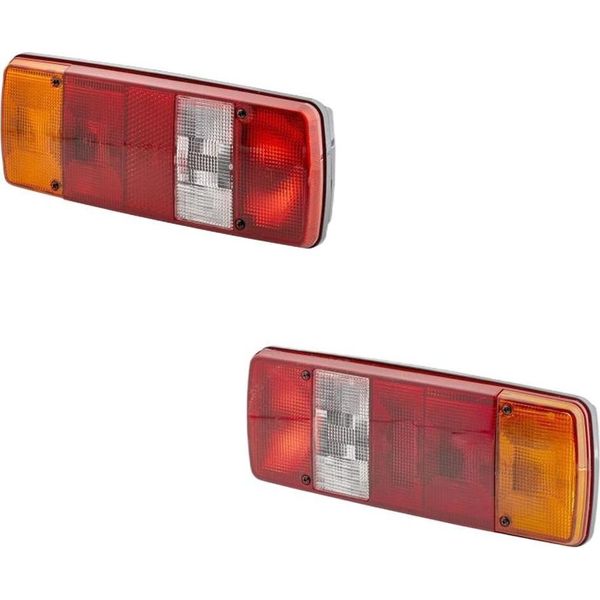 Set Luci Posteriori Sinistra Destra 12 V 24 V P21W R10W Hella Per Man F9-image