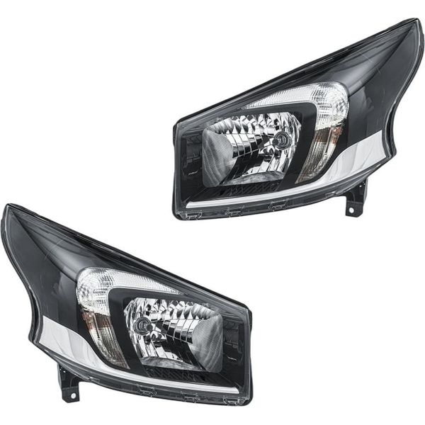 Set Di Fari Principali 12 V W21/5W H4 PY21W Ff Alogeni Hella Per Opel Vivaro E Altri Modelli-image
