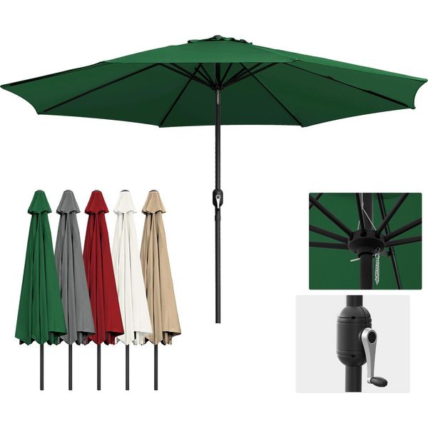 Ombrellone Modulare Izrielar 3,5 M – Ombrellone Da Giardino Componibile Per Esterni, Verde-image