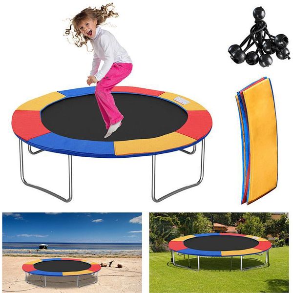 Copertura Per Bordo Trampolino Izrielar Ø 305 Cm Colorata, Protezione Per Molle Protezione Per Bordi, Impermeabile E Resistente Agli Strappi-image