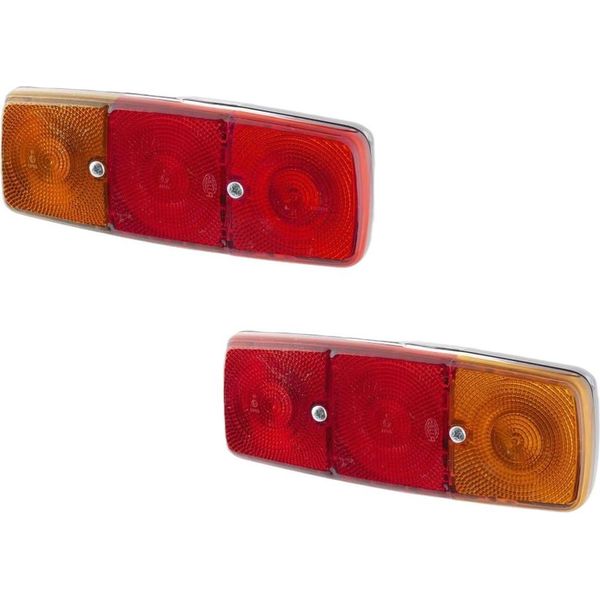 Set Luci Posteriori Sinistra Destra 12 V 24 V P21W R10W Alogene Hella Per Mb-image