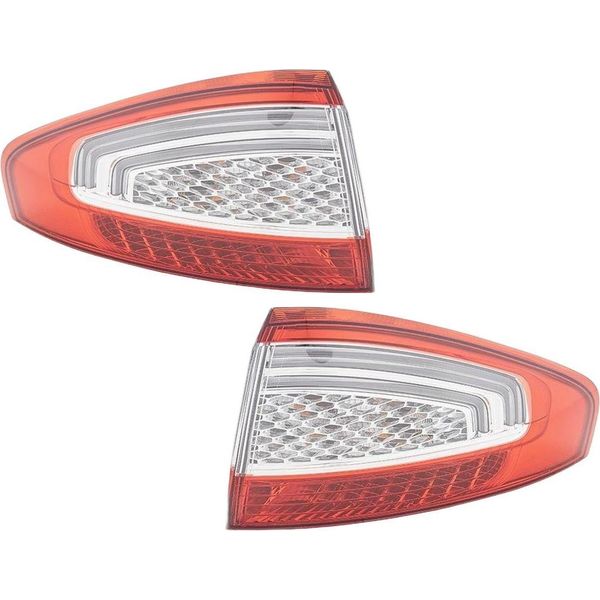 Set Luci Posteriori Sinistra E Destra Led PY21W Hella Adatte Per Ford Mondeo-image