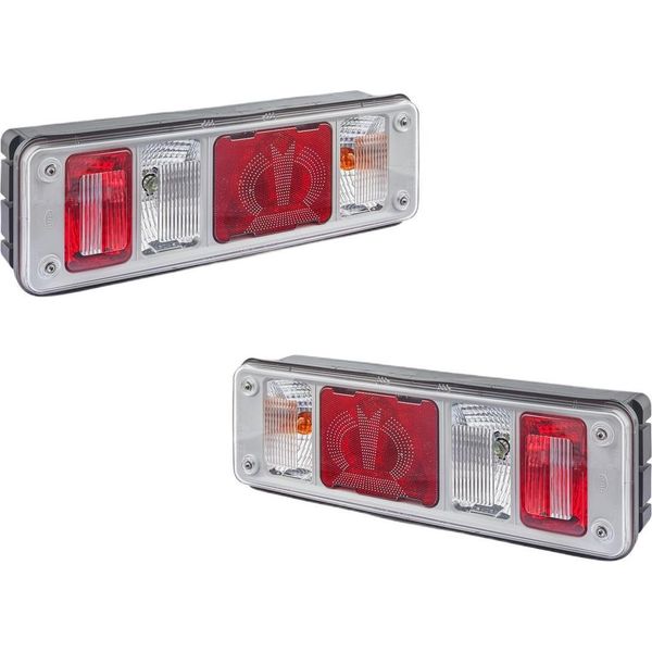 Set Luci Posteriori Sinistra Destra 24 V PY21W Led P21W Hella Per Scania-image