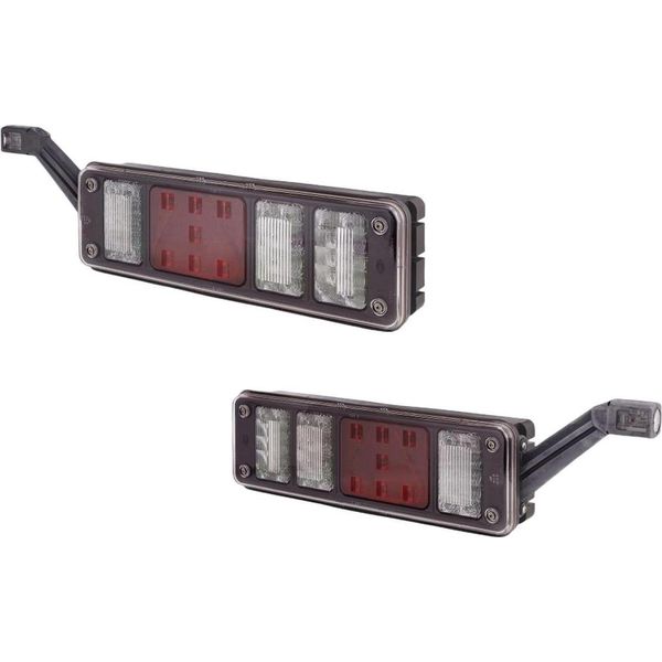 Set Luci Posteriori Sinistra/Destra 24 V Led Hella Adatto A Diversi Veicoli.-image