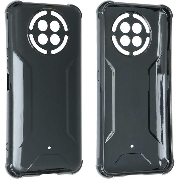 Custodia Protettiva Caseroxx Custodia In Tpu Compatibile Con Cubot Kingkong Ace 5, Custodia In Gomma Per Cellulare Nera-image