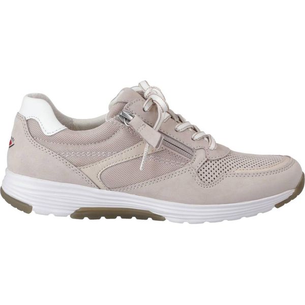 Gabor Rollingsoft Scarpe Da Donna - Scarpe Sportive Stringate Beige Tempo Libero-image