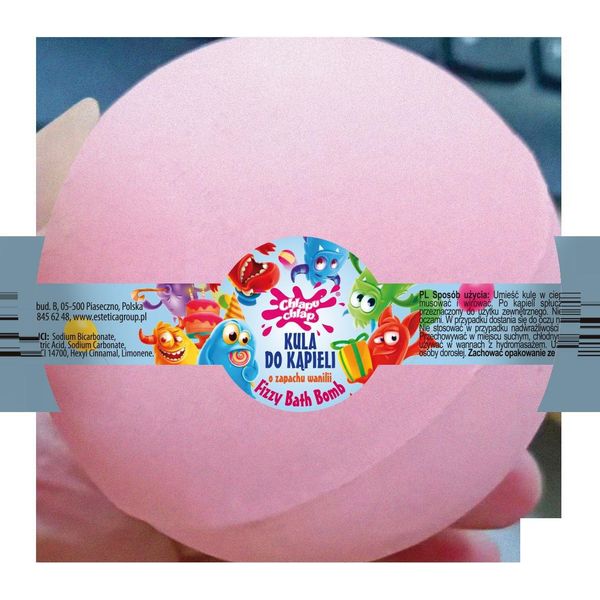 Chlapu Chlap Bomba Da Bagno Bomba Da Bagno Effervescente Al Profumo Di Vaniglia 180 G-image