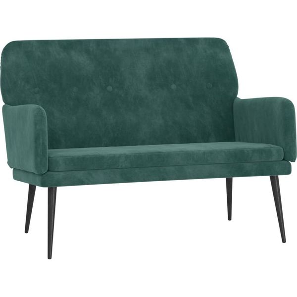 Syfax™ Panca Verde Scuro 108X79X79 Cm In Velluto-image